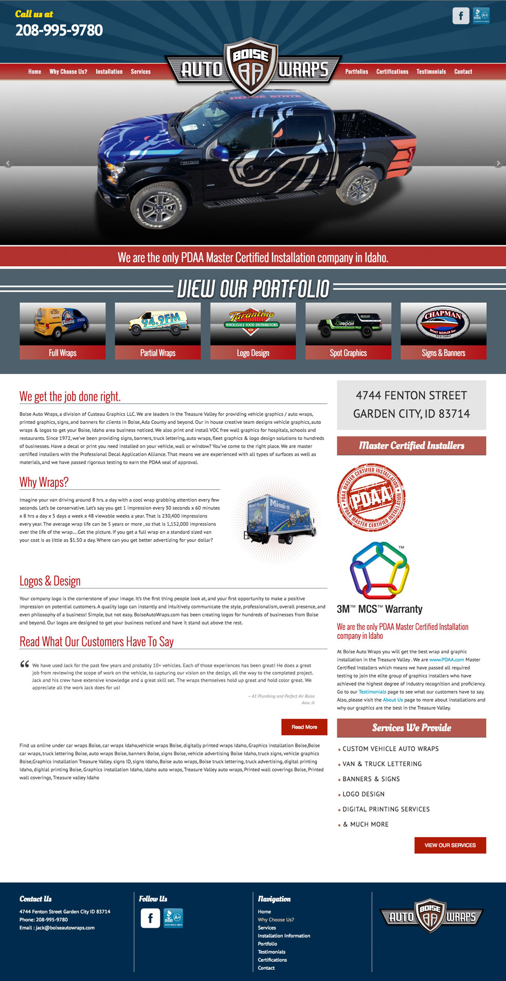 Auto Wrap Website