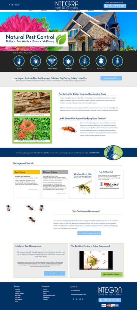 Pest Control Website
