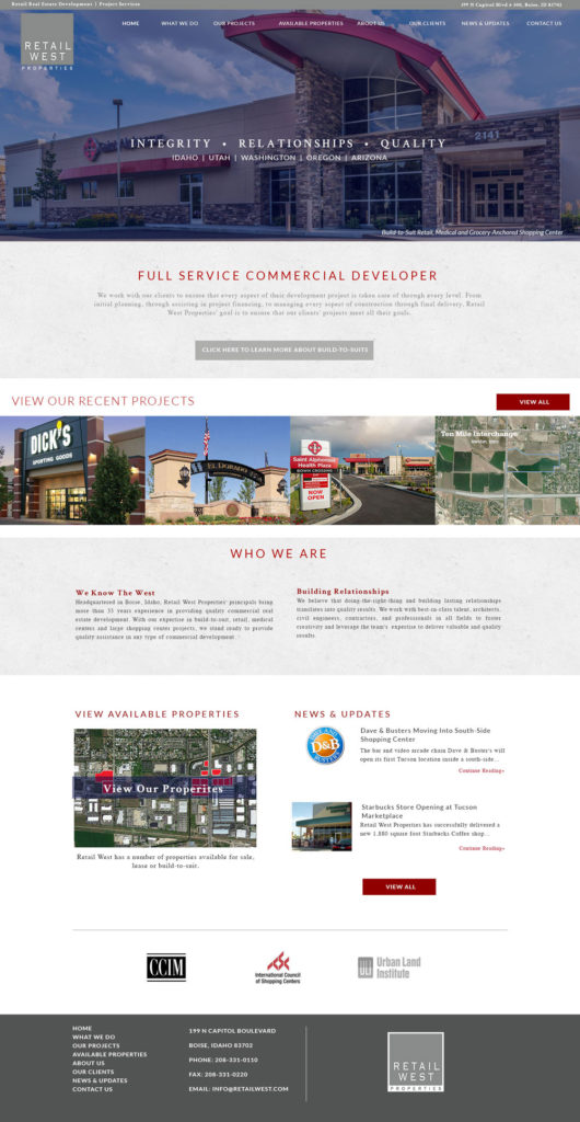 Contractor Website